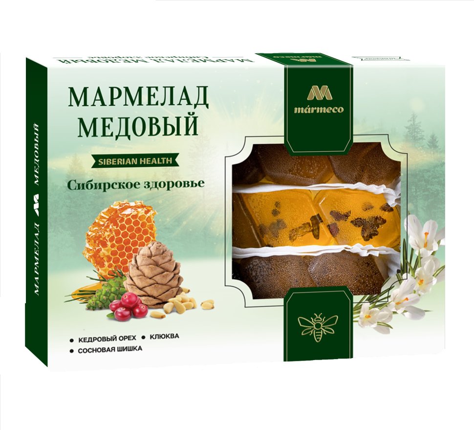 Мармелад медовый "Сибирское здоровье" без сахара 200г  в Балашихе